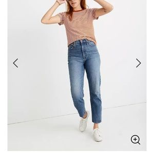 Madewell classic straight jeans
